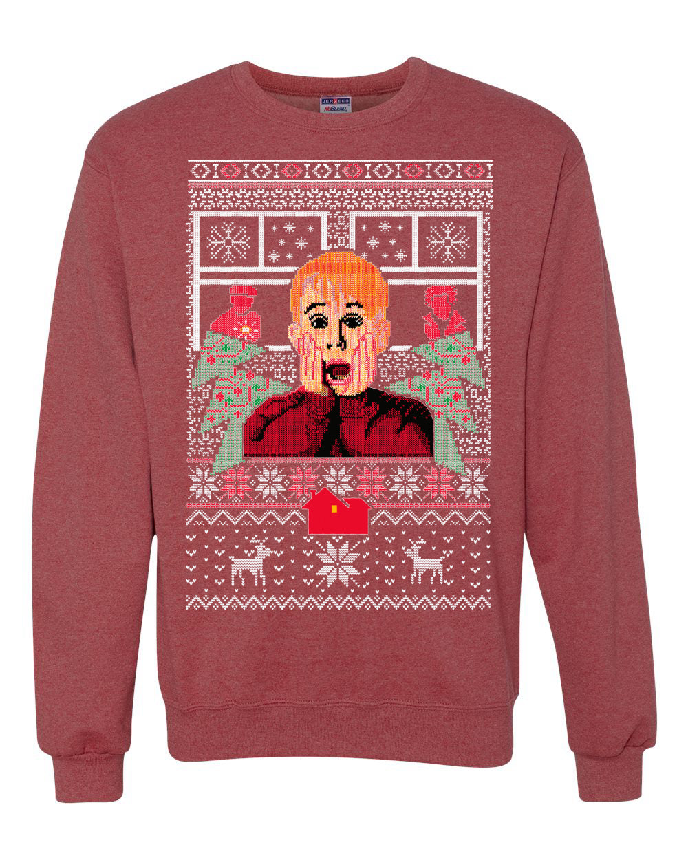 Kevin Merry Xmas Movie Fan Ugly Christmas Sweater Unisex Crewneck Graphic Sweatshirt