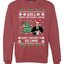 Well Happy Birthday Jesus Funny Quote Office Merry Ugly Christmas Sweater Unisex Crewneck Graphic Sweatshirt