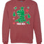 Merry Christmas Trex Tree Rex Merry Christmas Unisex Crewneck Graphic Sweatshirt