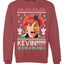 Kevin's Mom Screaming Kevin!  Ugly Christmas Sweater Unisex Crewneck Sweatshirt