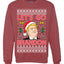Trump Let’s Go Brandon Ugly Christmas Sweater Unisex Crewneck Graphic Sweatshirt
