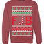 FJB Candy Cane  Ugly Christmas Sweater Unisex Crewneck Graphic Sweatshirt