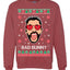 Bad Benito Bunny Latin Trap Xmas Ugly Christmas Sweater Unisex Crewneck Graphic Sweatshirt