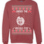 Under The Missle Toe Ugly Christmas Sweater Unisex Crewneck Sweatshirt