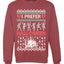 I Prefer Halloween Dancing Skeletons Ugly Christmas Sweater Unisex Crewneck Sweatshirt