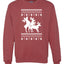 Humping Deers Merry Ugly Christmas Sweater Unisex Crewneck Graphic Sweatshirt