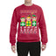 Santa Squad Friends  Ugly Christmas Sweater Unisex Crewneck Graphic Sweatshirt