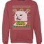 Women Yelling At Cat Meme Funny Twitter Tik Tok 2019  Ugly Christmas Sweater Unisex Crewneck Sweatshirt