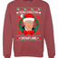 Merry Christmas Snowflake Trump Merry Ugly Christmas Sweater Unisex Crewneck Graphic Sweatshirt