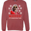 Woooo! It's Christmas Time Ugly Christmas Sweater Unisex Crewneck Sweatshirt
