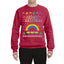 LGBT Rainbow Pride Hearts Reindeer Xmas Merry Ugly Christmas Sweater Unisex Crewneck Graphic Sweatshirt