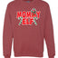 Mommy Elf Merry Christmas Unisex Crewneck Graphic Sweatshirt