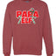 Papa Elf Merry Christmas Unisex Crewneck Graphic Sweatshirt