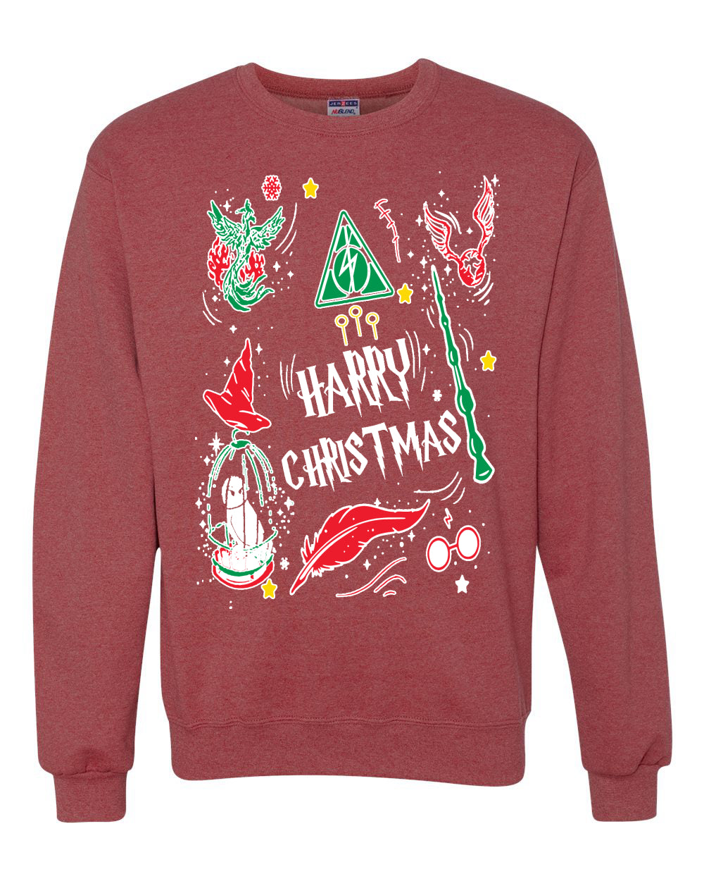 Harry Christmas Merry Ugly Christmas Sweater Unisex Crewneck Graphic Sweatshirt