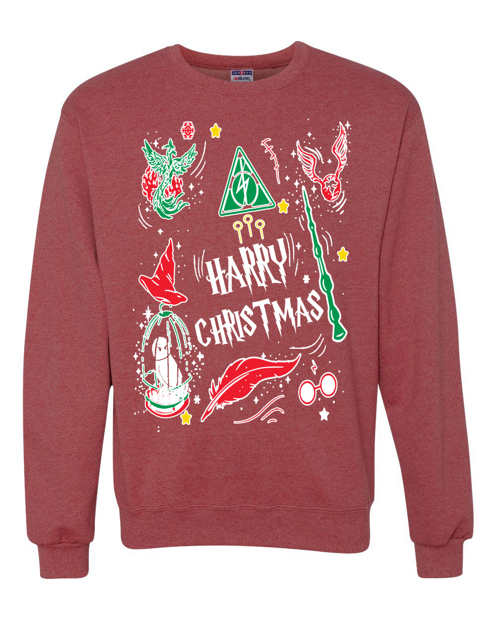 Harry Christmas Ugly Christmas Sweater Christmas Unisex Crewneck Graphic Sweatshirt