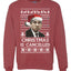 Christmas is Cancelled Santa Michael Scott Office Merry Ugly Christmas Sweater Unisex Crewneck Graphic Sweatshirt