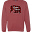 Papa Bear Cool Plaid Matching Design Merry Christmas Unisex Crewneck Graphic Sweatshirt