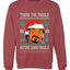 Snoop 'Twas The Nizzle Before Christmizzle Ugly Christmas Sweater Unisex Crewneck Graphic Sweatshirt