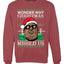 Big Rapper Wonder Why Christmas Missed Us  Ugly Christmas Sweater Unisex Crewneck Graphic Sweatshirt