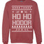 Ho Ho Hodor GoT White Winter Merry Ugly Christmas Sweater Unisex Crewneck Graphic Sweatshirt