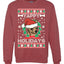 Yappy Holidays  Merry Ugly Christmas Sweater Unisex Crewneck Graphic Sweatshirt