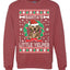 Santa's Little Yelper  Merry Ugly Christmas Sweater Unisex Crewneck Graphic Sweatshirt