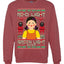 Red Light Squid Game Xmas Ugly Christmas Sweater Unisex Crewneck Sweatshirt