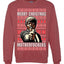 Merry Christmas Motherfuckers  Merry Ugly Christmas Sweater Unisex Crewneck Graphic Sweatshirt