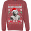 Merry Kissmas  Merry Ugly Christmas Sweater Unisex Crewneck Graphic Sweatshirt
