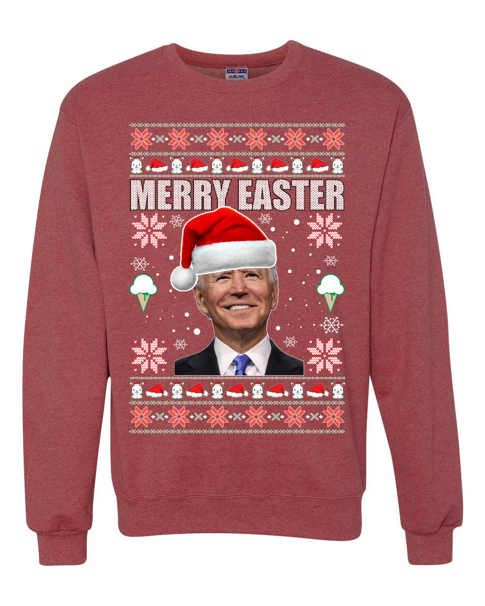 Merry Easter Christmas Unisex Crewneck Graphic Sweatshirt