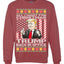 All I Want For Christmas is Trump Back In Office  Merry Ugly Christmas Sweater Unisex Crewneck Graphic Sweatshirt