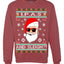 Original Hipster IPAs and Sleigh?!  Merry Ugly Christmas Sweater Unisex Crewneck Graphic Sweatshirt