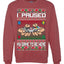 I Paused My Game To Be Here Merry Ugly Christmas Sweater Unisex Crewneck Graphic Sweatshirt