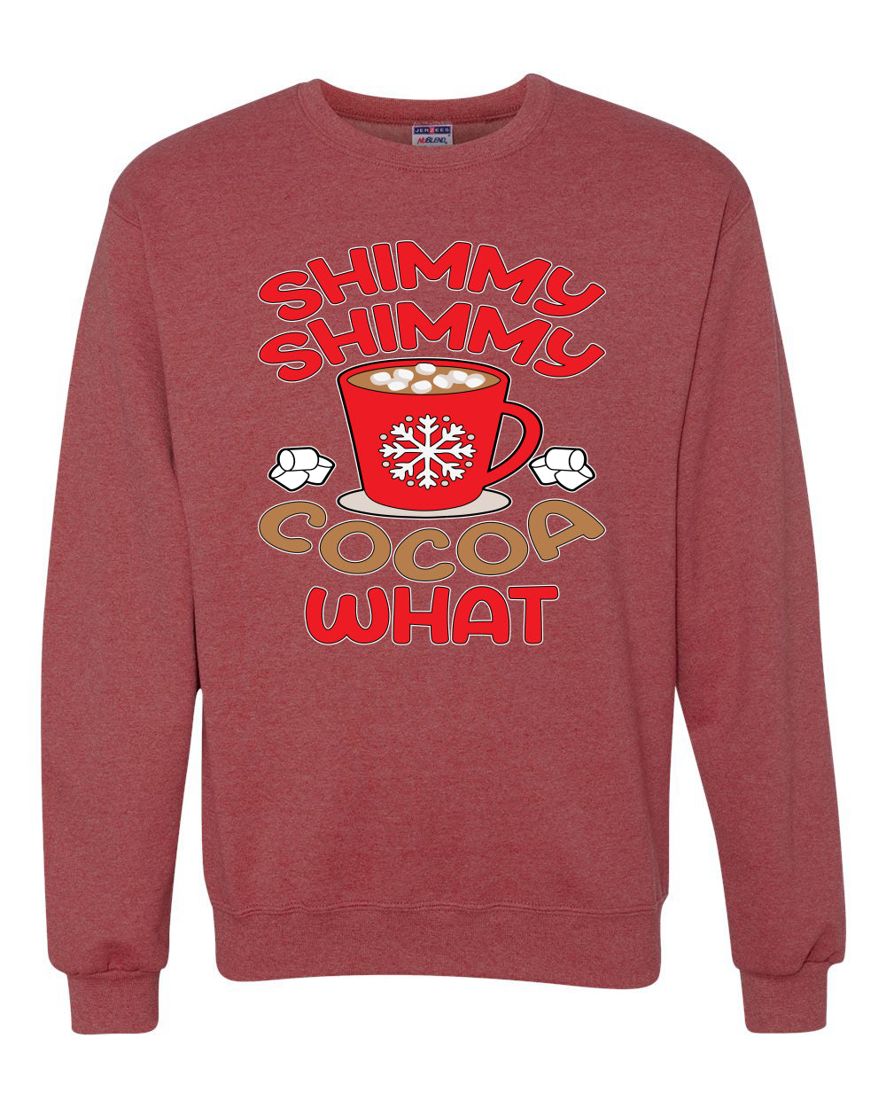 Shimmy Shimmy Cocoa What Christmas Unisex Crewneck Graphic Sweatshirt