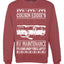 Family Vacation Cousin Eddie's RV Maintenance Ugly Christmas Sweater Unisex Crewneck Graphic Sweatshirt