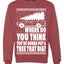 Family Vacation Where Do You Think You're Gonna Put A Tree That Big Ugly Christmas Sweater Unisex Crewneck Graphic Sweatshirt