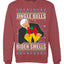 Jingle Bells Biden Smells Ugly Christmas Sweater Unisex Crewneck Graphic Sweatshirt