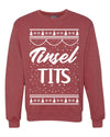 Tinsel Tits Individual Couples Ugly Christmas Sweater Unisex Crewneck Graphic Sweatshirt