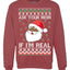 Black Santa Claus Ask Your Mom If I'm Real Adult Humor Ugly Christmas Sweater Unisex Crewneck Graphic Sweatshirt
