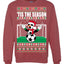 Santa Tis' The Season To Play Soccer Ball Goalie Fun Sports  Ugly Christmas Sweater Unisex Crewneck Graphic Sweatshirt