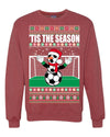 Santa Tis' The Season To Play Soccer Ball Goalie Fun Sports  Ugly Christmas Sweater Unisex Crewneck Graphic Sweatshirt