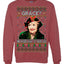 Aunt Grace? She Died 30 Years Ago, Blessing Ugly Christmas Sweater Unisex Crewneck Sweatshirt