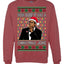 Chris Meme Award Show Wow Dude It Was A Christmas Joke Ugly Christmas Sweater Unisex Crewneck Graphic Sweatshirt