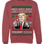 Ho Ho Ho Joe's Got To Go Trump 2024 Ugly Christmas Sweater Unisex Crewneck Sweatshirt