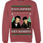 Escaped Bandits Classic Home Holiday Movie Ugly Christmas Sweater Unisex Crewneck Sweatshirt