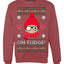 Oh Fudge Funny Story Ugly Christmas Sweater Unisex Crewneck Sweatshirt