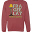 FRA-GEE-LAY Leg Lamp Story Christmas Unisex Crewneck Sweatshirt