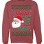 Naughty Santa Isn't The Only One Coming Tonight Ugly Christmas Sweater Unisex Crewneck Sweatshirt