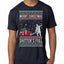Merry Christmas Shitter's Full Christmas Vacation Ugly Christmas Sweater Mens Premium Tri Blend T-Shirt