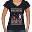 Merry Christmas Shitter's Full Christmas Vacation Ugly Christmas Sweater Women’s Standard V-Neck Tee